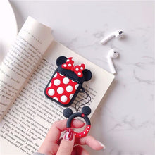 Load image into Gallery viewer, Cartoon Wireless Bluetooth Earphone Case For Apple AirPods Silicone Headphones Cases For Airpods 2 Protective Cover