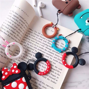 Cartoon Wireless Bluetooth Earphone Case For Apple AirPods Silicone Headphones Cases For Airpods 2 Protective Cover