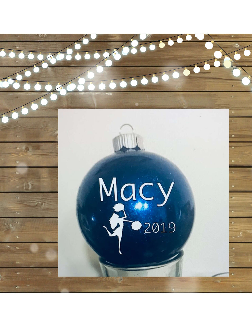Cheer Personalized Ornament