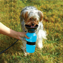 Load image into Gallery viewer, Dog Travel Water Bottle Dispenser Plastic Dog Cat Drinking Water Feeder Portable Outdoor Pet Puppy Kettle