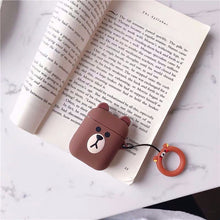 Load image into Gallery viewer, Cartoon Wireless Bluetooth Earphone Case For Apple AirPods Silicone Headphones Cases For Airpods 2 Protective Cover