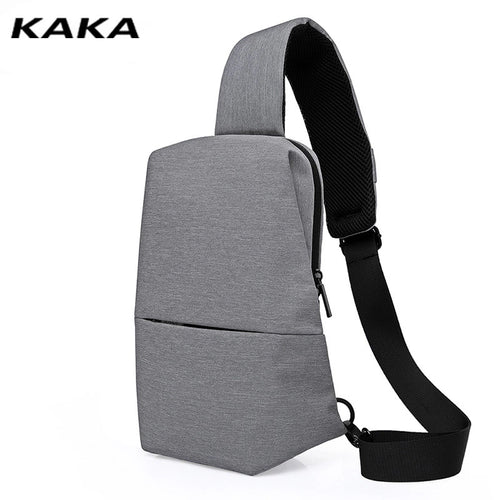 Kaka Chest Bag Men's And Women's Casual Sports One-Shoulder Messenger Bag Multi-Functional Outdoor Running Sports Waterproof Waist Bag