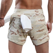 Load image into Gallery viewer, 2022 Camo Running Shorts Men 2 In 1 Double-deck Quick Dry GYM Sport Shorts Fitness Jogging Workout Shorts Men Sports Short Pants