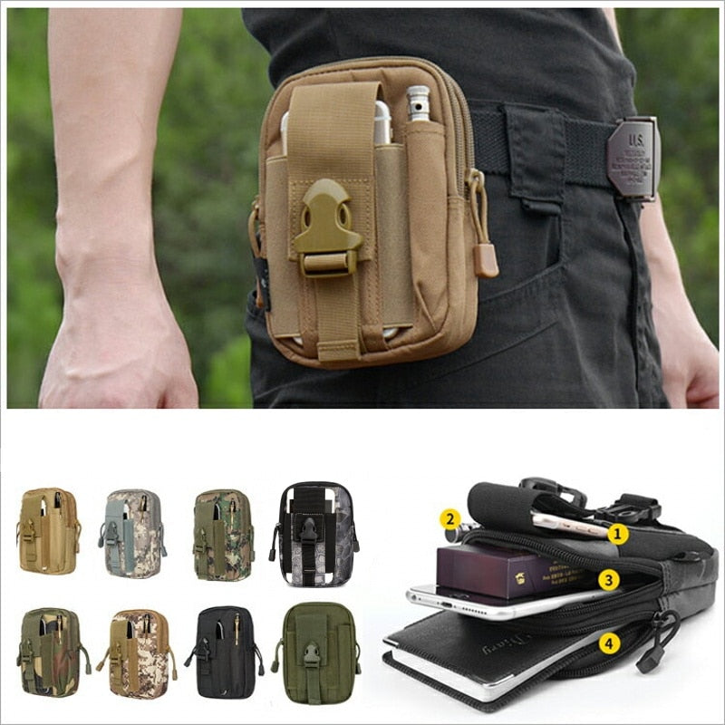 Mil-Tec Traveller Waist Pack Mens Hiking EDC Gear Money Small Bum Bag Fanny  Pack