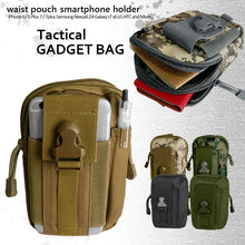 Load image into Gallery viewer, Molle Tactical Waist Pouch Fanny Pack EDC Bag Men&#39;s Outdoor Sport Hunting Running Belt Mobile Phone Holder Case Cellphone Bags