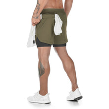 Load image into Gallery viewer, Camo Running Shorts Men Gym Sports Shorts 2 In 1 Quick Dry Workout Training Gym Fitness Jogging Short Pants Summer Men Shorts