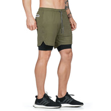 Load image into Gallery viewer, Camo Running Shorts Men Gym Sports Shorts 2 In 1 Quick Dry Workout Training Gym Fitness Jogging Short Pants Summer Men Shorts