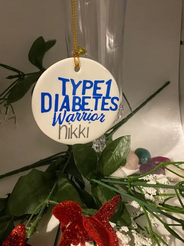 Type 1 Diabetes Warrior Ornament