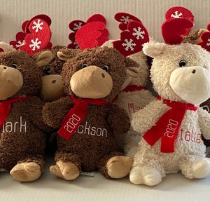 Personalized Moose With Diabetes Ribbon