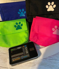 Load image into Gallery viewer, Velcro Insulin Pump Case (Paw Print)